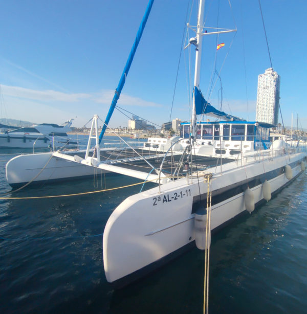 TURTUR Experience catamaran at Puerto Olímpico Barcelona